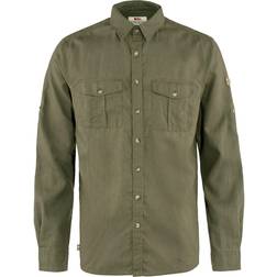 Fjällräven Övik Travel Long Sleeved Shirt - Green