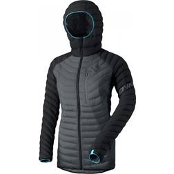 Dynafit Damen Radical Down Hooded Jacke - Black/Dark Grey
