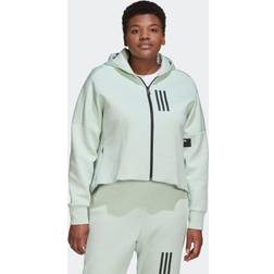 adidas Mission Victory Slim Fit Full-Zip Hoodie Short