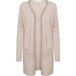 Cream Crkaitlyn New Knitted Cardigan - Rose Dust Melange