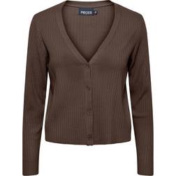 Pieces Crista Cardigan - Chicory Coffee