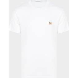 Maison Kitsuné Fox Head Patch Classic Tee - Shi Grey/Melange