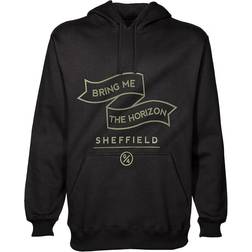 Bring Me The Horizon Men's Banner Sweatshirt, (Black Black)