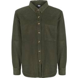 Urban Classics Corduroy Oversized Shirt - Schwarz