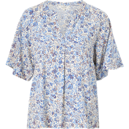 Part Two Petinapw Bl Blouse Relaxed Fit Pion - Blue Painted