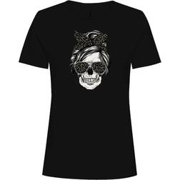 Only Camiseta elística de manga larga con cuello redondo - Black