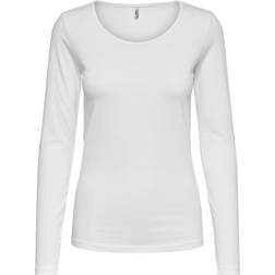 Only Camiseta Live Love O Blanco Mujer - Multicolor