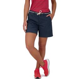 Only Onlcuba Vita Alta Relaxed Fit Bermuda In Jeans - Blu Denim