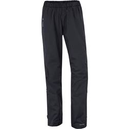 Vaude Donna Pantaloni Fluid Full-Zip - Nero