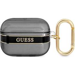 Guess GUAPHHTSK AirPods Pro cover czarny/black Strap Collection
