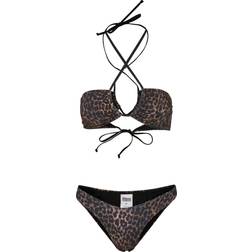 Urban Classics AOP Hot V Bikinis - Brownleo