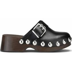 Ganni Retro Clogs Tiger'S Eye