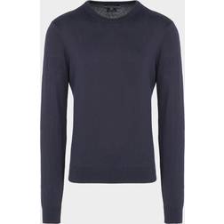 Armani Exchange Klassisk Sort Crewneck Sweater - Blå