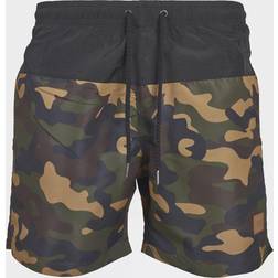 Urban Classics Block Badeshorts - Herrer - Svart