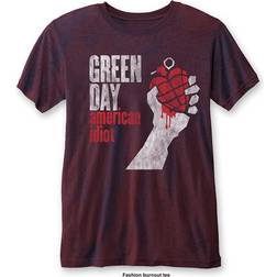 ROCK OFF Day Men American Idiot Vintage Vintage T-shirt Charcoal