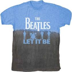 The Beatles Men Let It Be Split (Dip-Dye) Tie Dye T-shirt