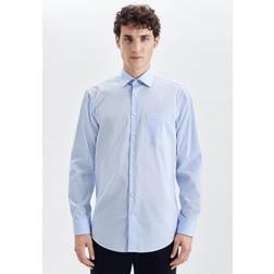 Seidensticker Seidensticker Men's Business Shirt Modern Fit Longsleeve, (Gray)