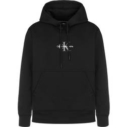 Calvin Klein Monologo Hoodie - Black