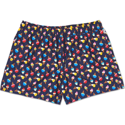 Happy Socks Ice Cream Swim Shorts - Yellow/Pink/Dark Pink/Blue/Brown