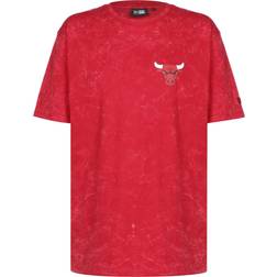 New Era Bulls Washed Pack Graphic T-shirt - Rood