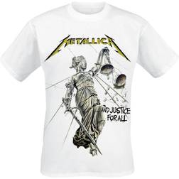 Metallica Justice Neon All Over T-Shirt - Gris