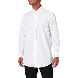 Seidensticker Seidensticker Men's Classic Long regular Dress Shirt (01 White) 15.75 (Brand EU)