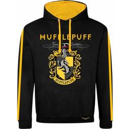 Harry Potter Unisex Adult Hufflepuff Hoodie - Yellow/Black