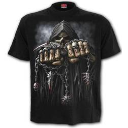 Spiral Gothic T-shirt Game Over - Zwart