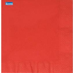 Swantex 3 Ply Red Napkins 40cm 1x100