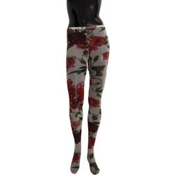 Dolce & Gabbana DG Floral Print Stockings Nylon Tights