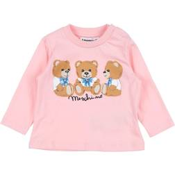 Moschino T-shirt Met Print - Roze