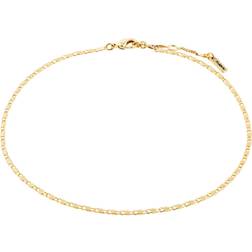 Pilgrim Flat Link Ankle Chain - Gold