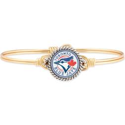 Luca + Danni Women's Toronto Jays Bangle Bracelet - Gold/Silver