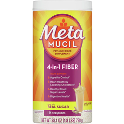 Metamucil Real Sugar Unflavored Coarse Powder