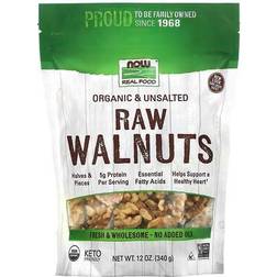 Now Foods Organic Raw Walnuts Unsalted 12 oz Package 12 oz Package