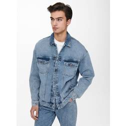 Only & Sons Onsrick Os Dnm Truck Pk 1985 Jackor Denim