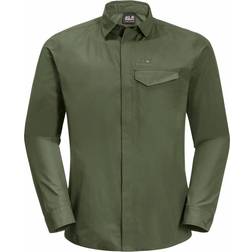 Jack Wolfskin Men's Lakeside Roll-Up Shirt Greenwood