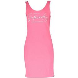 Superdry Mini Bodycon Kjole Med Grafik
