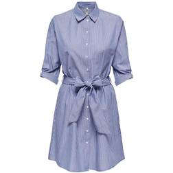 Only Kleid JDYHall - Blau/Weiß