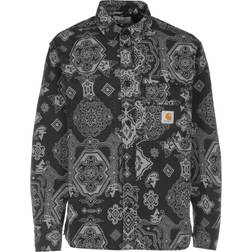 Carhartt Verse Long Sleeve Shirt - Verse Print/Black Heavy Stone Wash