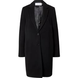 Calvin Klein Virgin Wool Crombie Coat