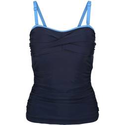 Regatta Womens/Ladies Aceana II Tankini Top (Navy/Sonic Blue)