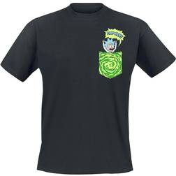 Rick And Morty Tiny Pocket Rick T-shirt Herrer