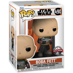 Star Wars The Mandalorian Boba Fett Unmasked Pop! Vinyl