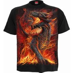 Spiral T-Shirt Gothic di - Draconis - Uomo Nero