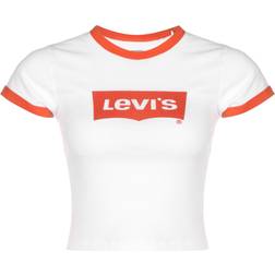 Levi's Graphic Ringer Mini Tee - Bianco