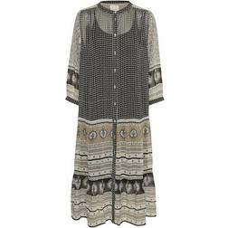Part Two OrkidePW Dress - Black Border Print