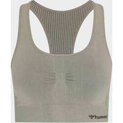 Hummel Hmlmt Shaping Sports Top - Khakigrau