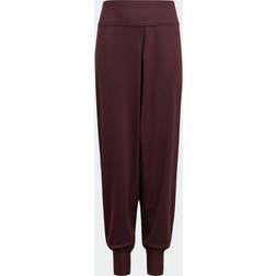 Adidas Aeroready Yoga Pants - Shadow Maroon