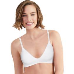 Hanes Comfy Support ComfortFlex Fit Wirefree Bra Heather Women